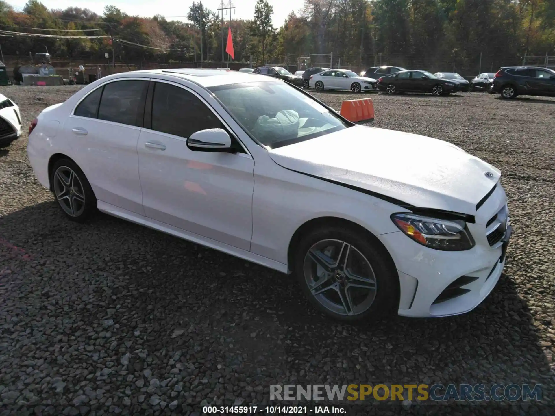 1 Photograph of a damaged car WDDWF8EB0LR535918 MERCEDES-BENZ C-CLASS 2020