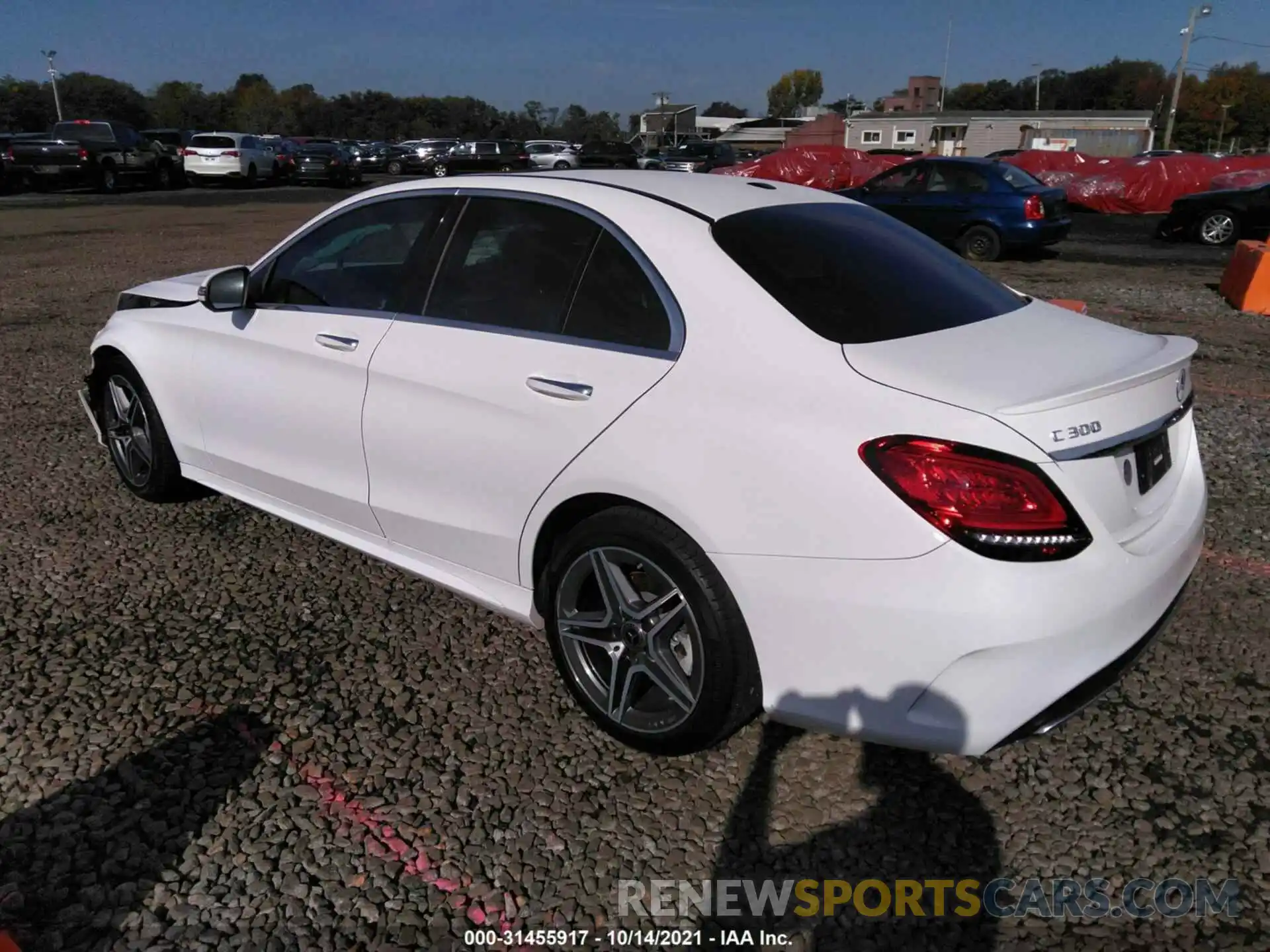 3 Photograph of a damaged car WDDWF8EB0LR535918 MERCEDES-BENZ C-CLASS 2020