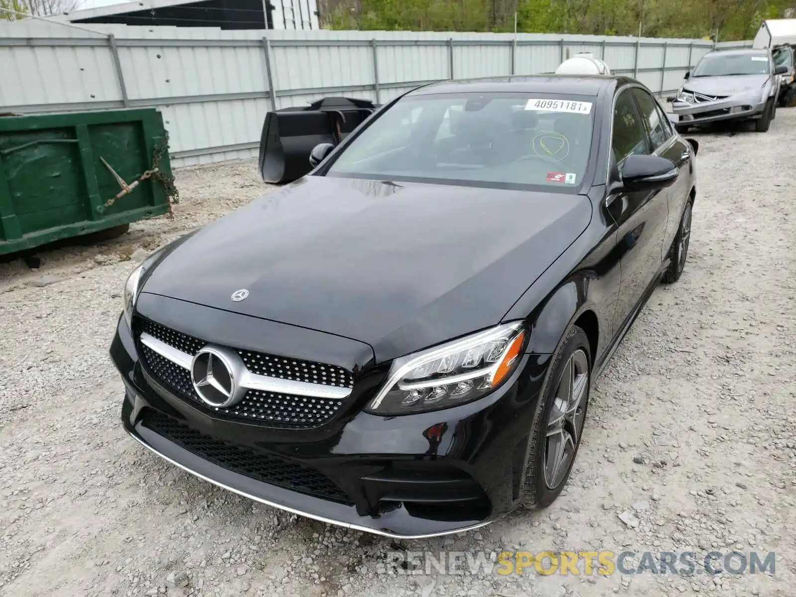 2 Photograph of a damaged car WDDWF8EB0LR536423 MERCEDES-BENZ C CLASS 2020