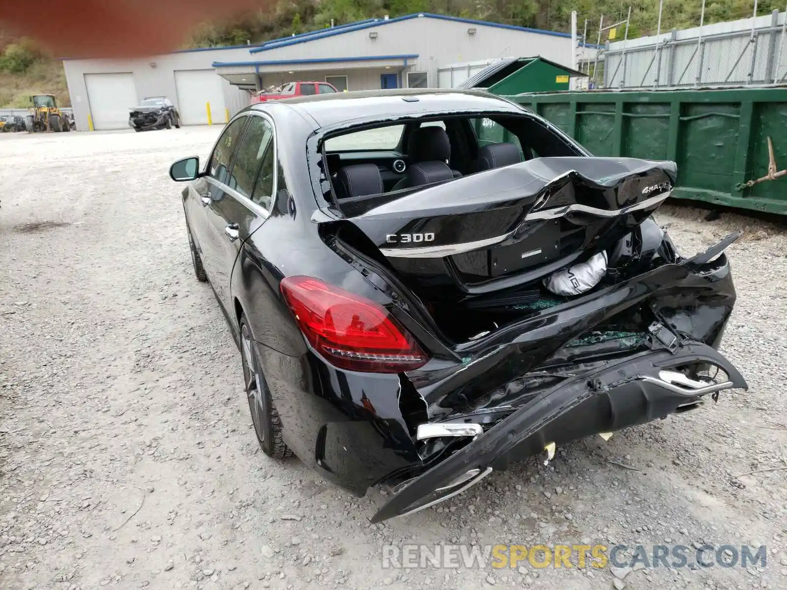 3 Photograph of a damaged car WDDWF8EB0LR536423 MERCEDES-BENZ C CLASS 2020