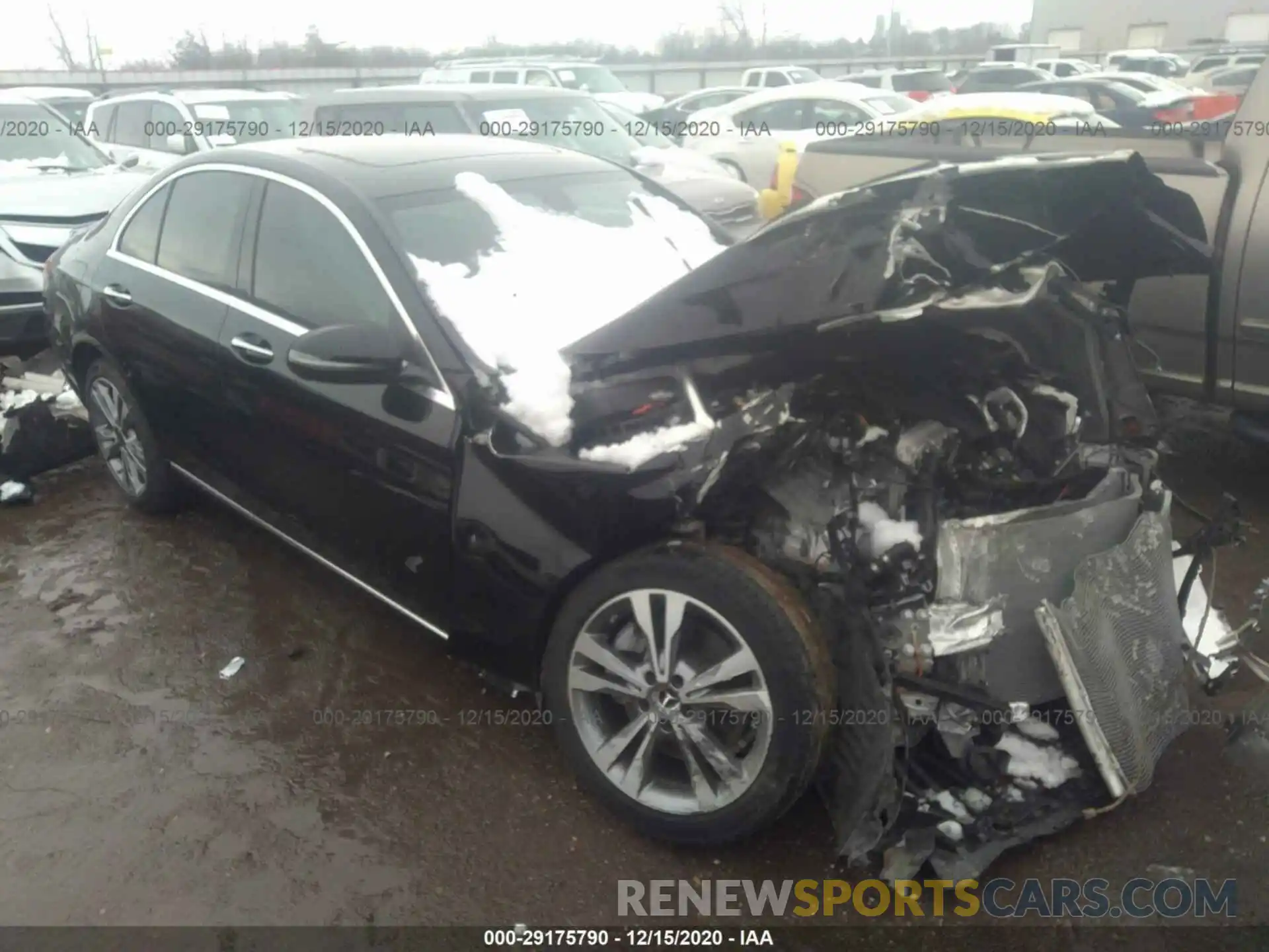 1 Photograph of a damaged car WDDWF8EB0LR539547 MERCEDES-BENZ C-CLASS 2020