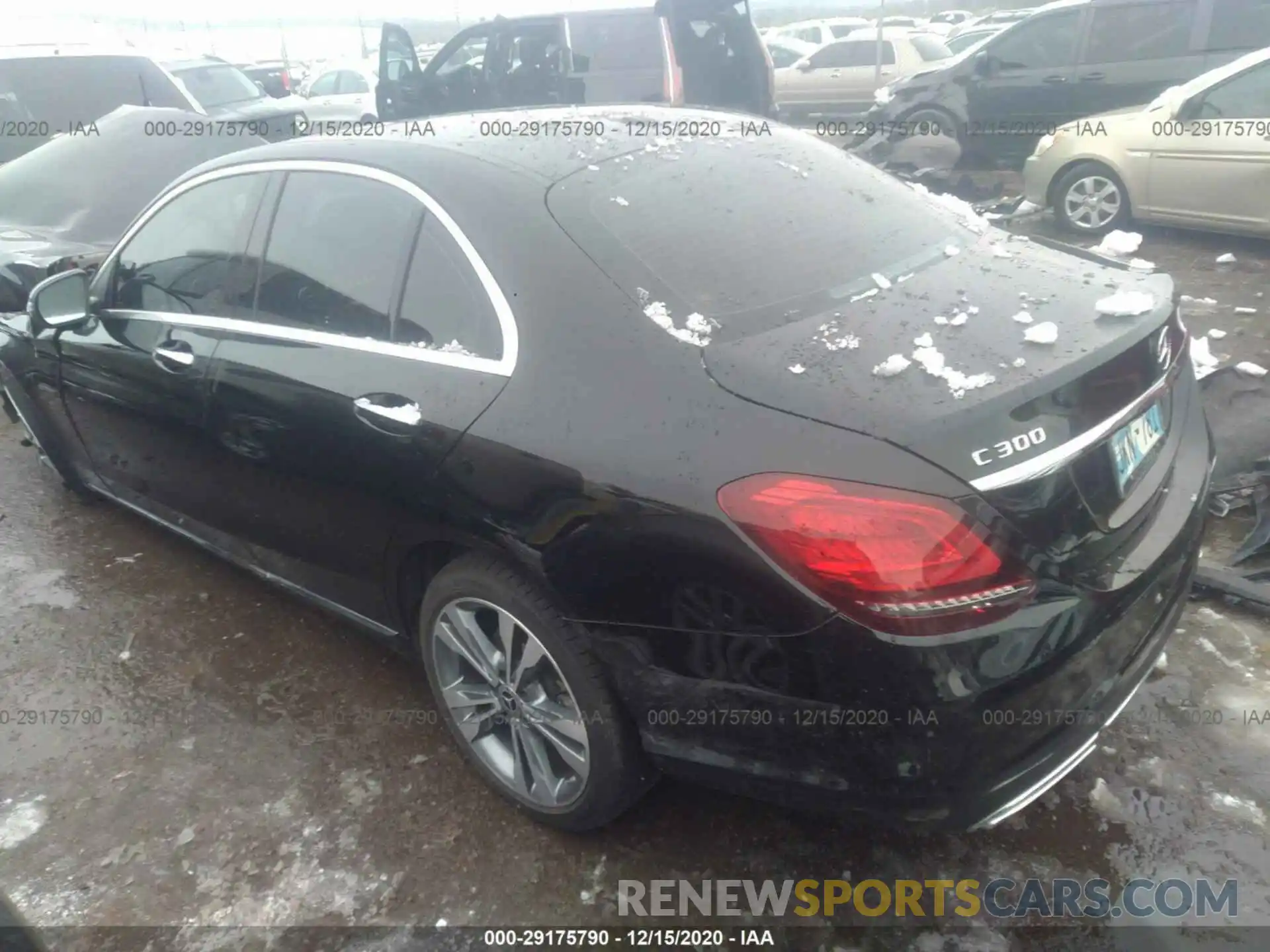 3 Photograph of a damaged car WDDWF8EB0LR539547 MERCEDES-BENZ C-CLASS 2020