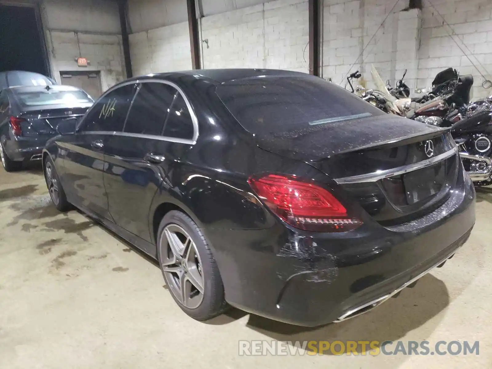 3 Photograph of a damaged car WDDWF8EB0LR546448 MERCEDES-BENZ C-CLASS 2020