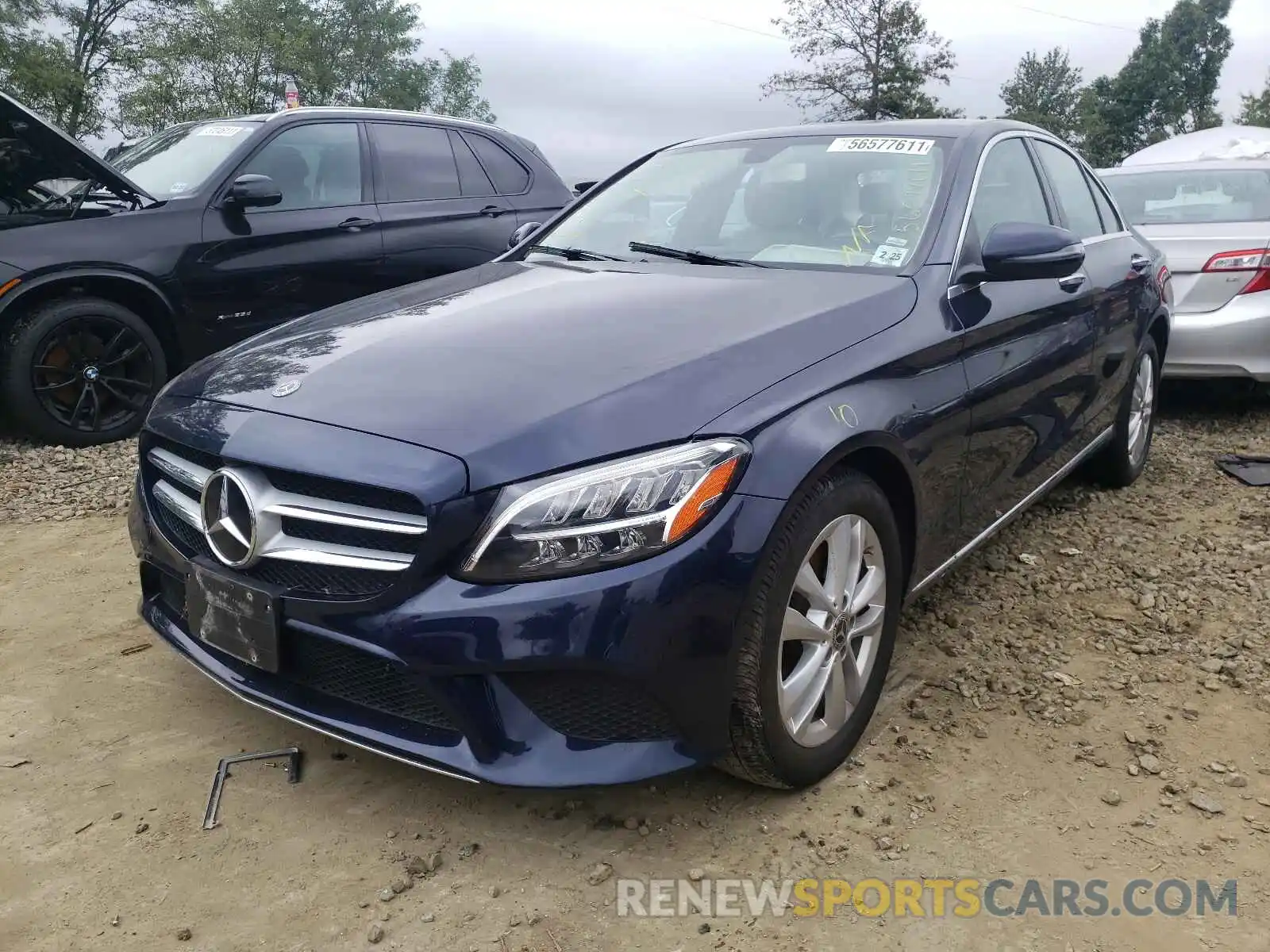 2 Photograph of a damaged car WDDWF8EB0LR550046 MERCEDES-BENZ C-CLASS 2020