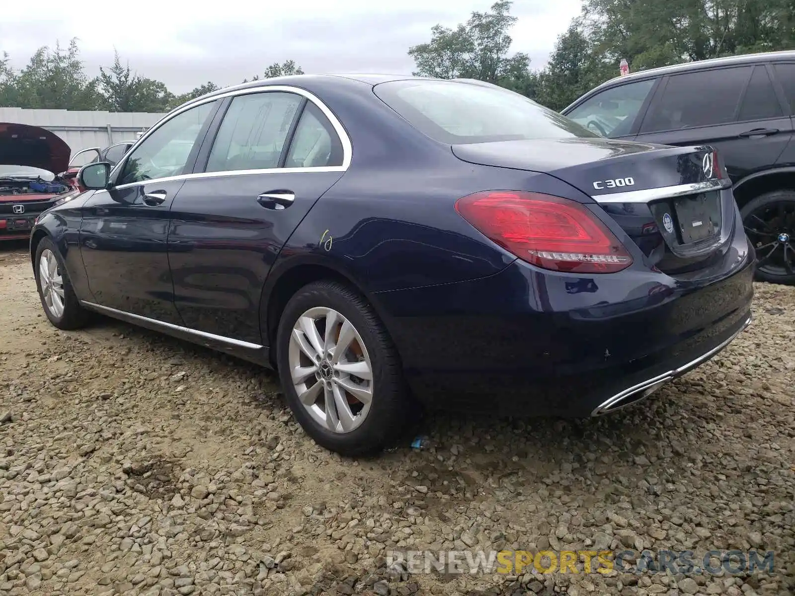 3 Photograph of a damaged car WDDWF8EB0LR550046 MERCEDES-BENZ C-CLASS 2020