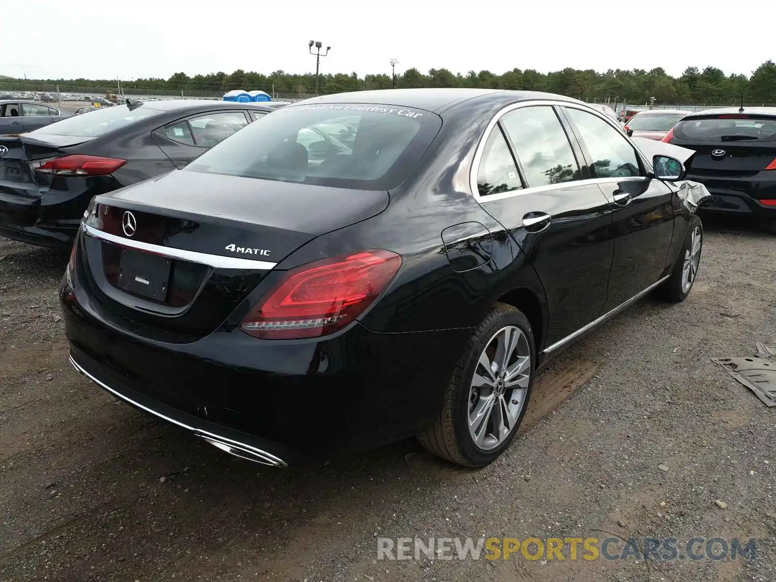 4 Photograph of a damaged car WDDWF8EB0LR550838 MERCEDES-BENZ C CLASS 2020