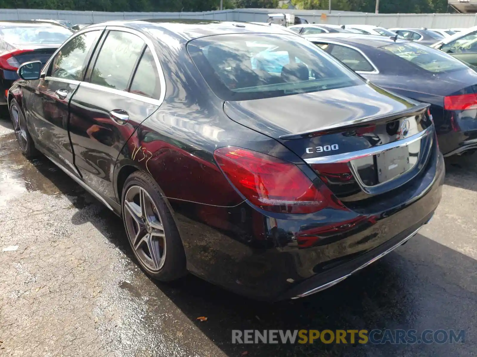 3 Photograph of a damaged car WDDWF8EB0LR564643 MERCEDES-BENZ C-CLASS 2020