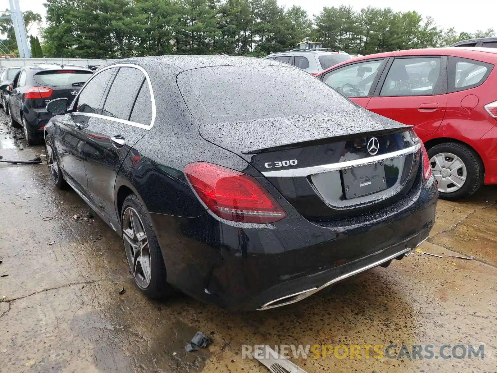 3 Photograph of a damaged car WDDWF8EB1LR553442 MERCEDES-BENZ C-CLASS 2020