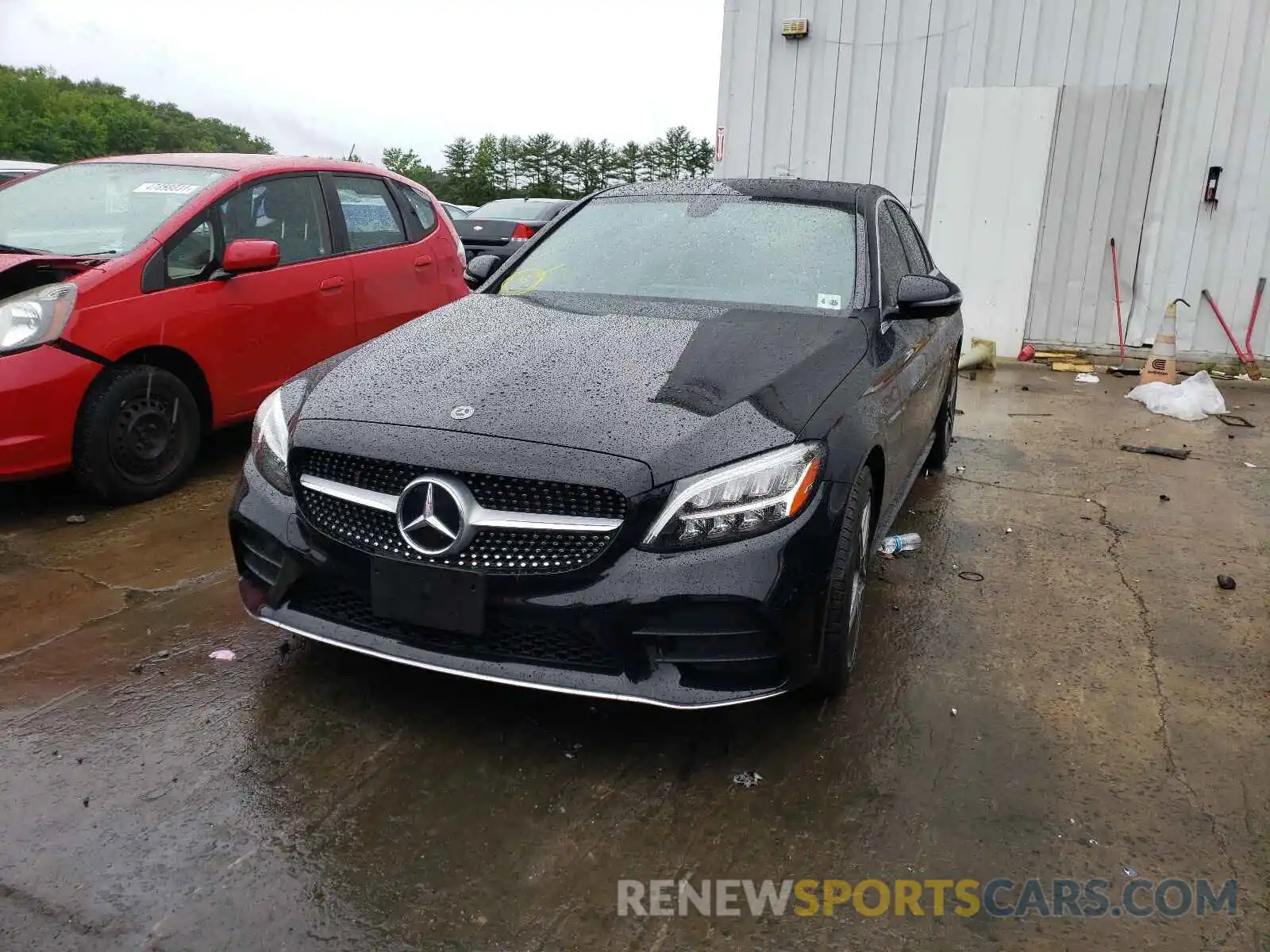 9 Photograph of a damaged car WDDWF8EB1LR553442 MERCEDES-BENZ C-CLASS 2020