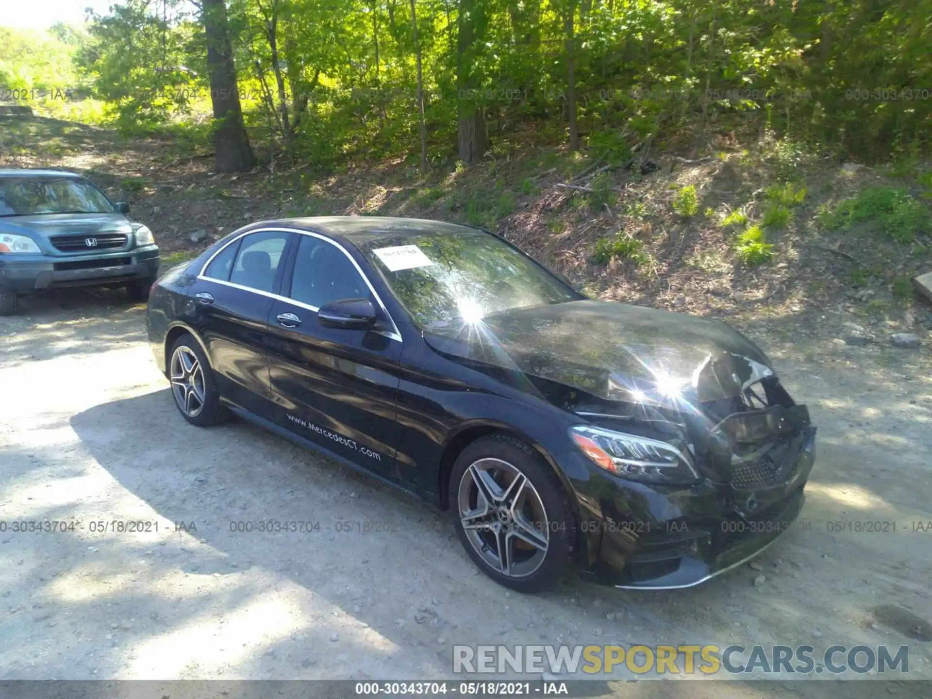 1 Photograph of a damaged car WDDWF8EB1LR557149 MERCEDES-BENZ C-CLASS 2020