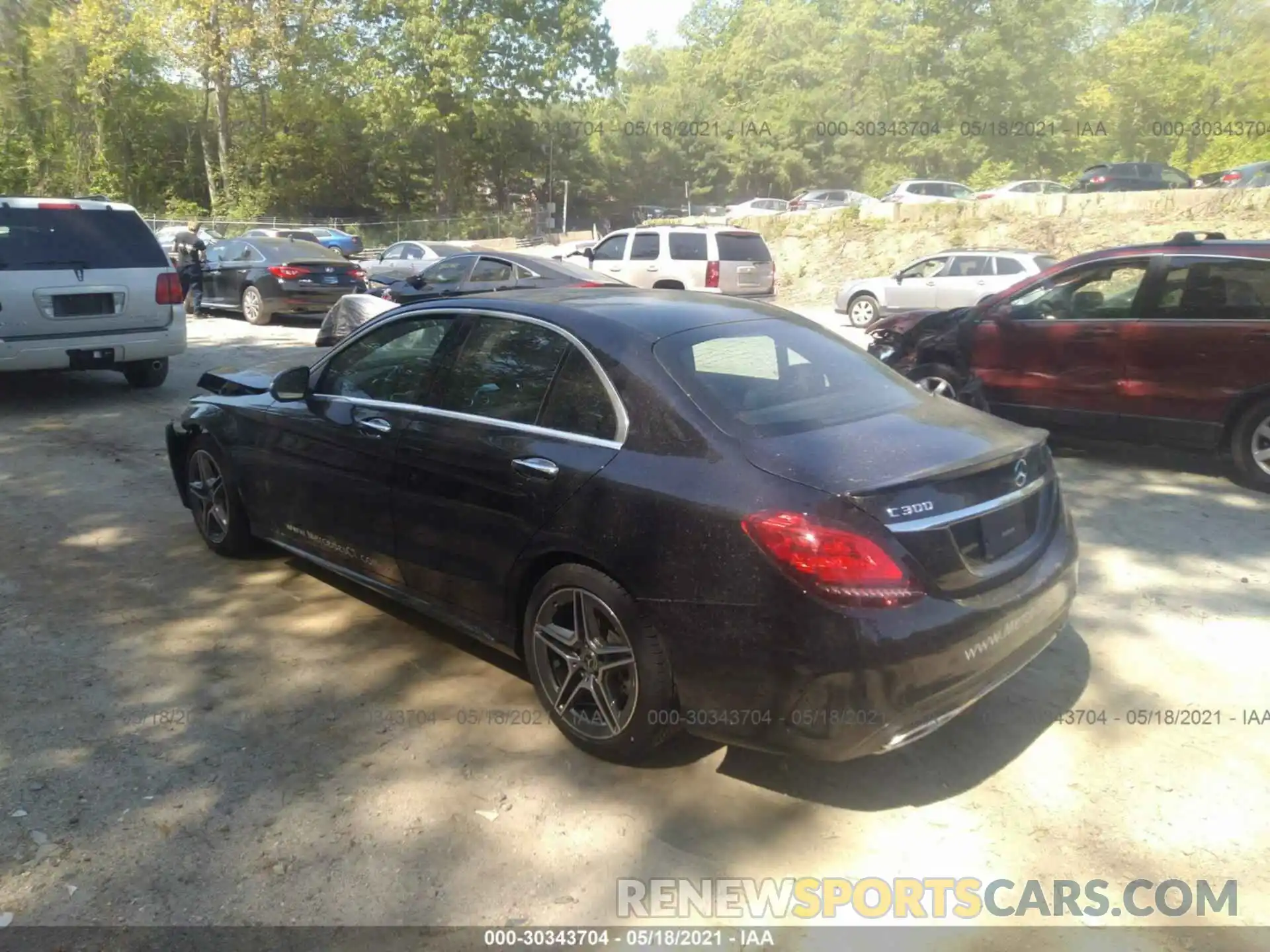 3 Photograph of a damaged car WDDWF8EB1LR557149 MERCEDES-BENZ C-CLASS 2020