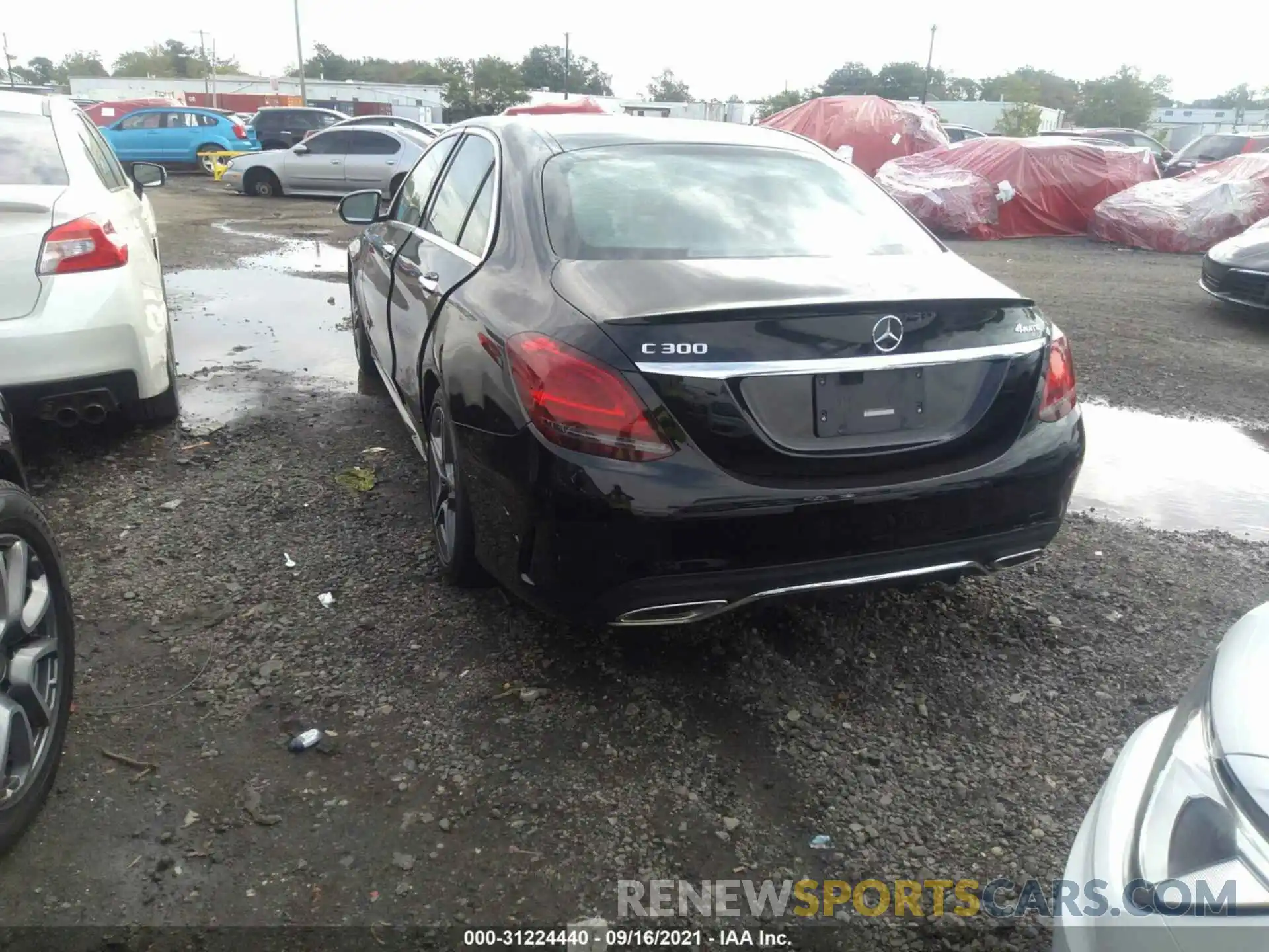 3 Photograph of a damaged car WDDWF8EB2LR525522 MERCEDES-BENZ C-CLASS 2020