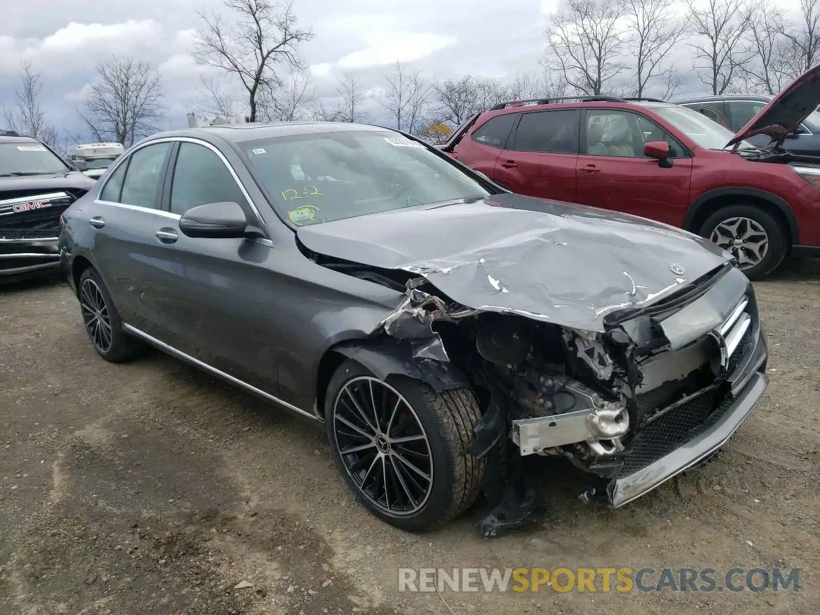 1 Photograph of a damaged car WDDWF8EB2LR527979 MERCEDES-BENZ C CLASS 2020