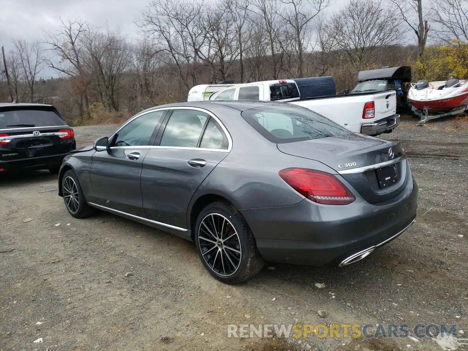 3 Photograph of a damaged car WDDWF8EB2LR527979 MERCEDES-BENZ C CLASS 2020