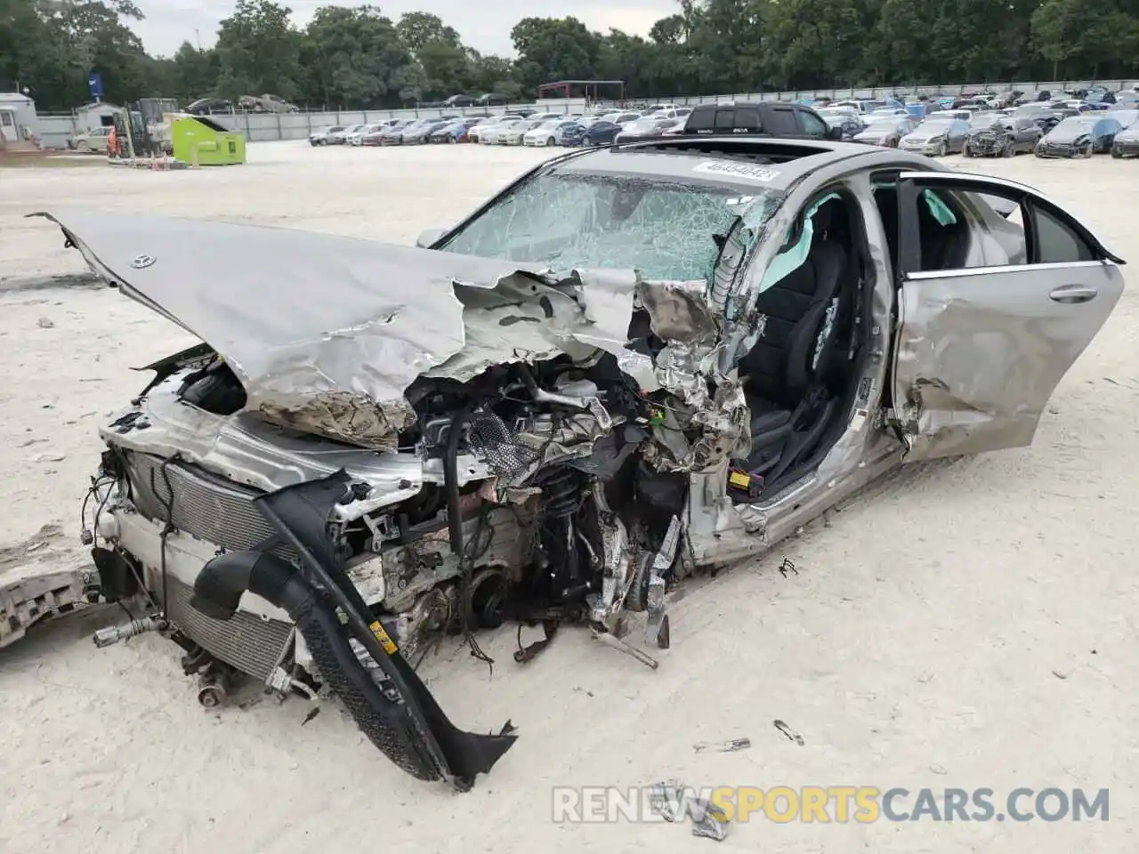 2 Photograph of a damaged car WDDWF8EB2LR536097 MERCEDES-BENZ C-CLASS 2020