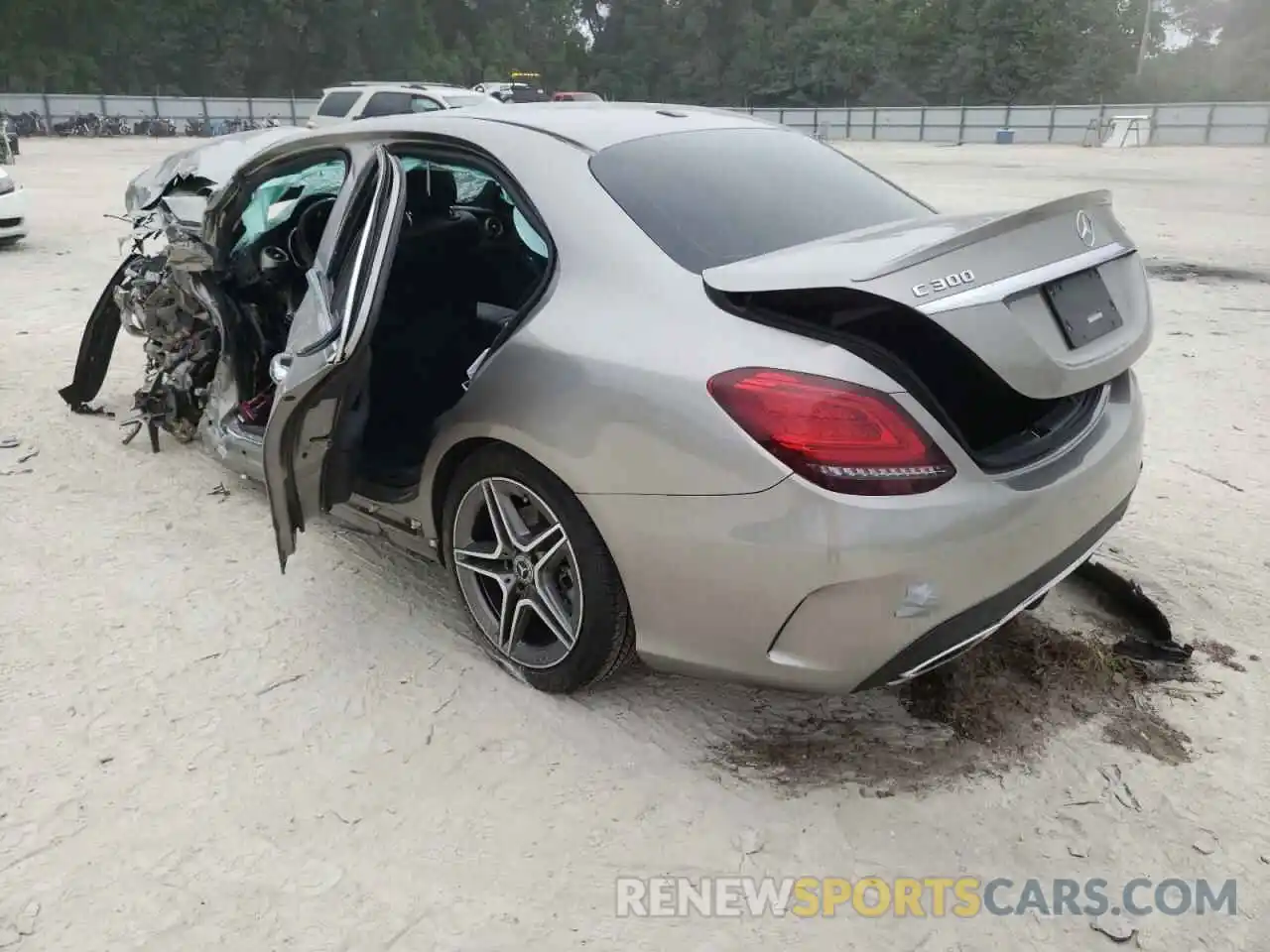 3 Photograph of a damaged car WDDWF8EB2LR536097 MERCEDES-BENZ C-CLASS 2020