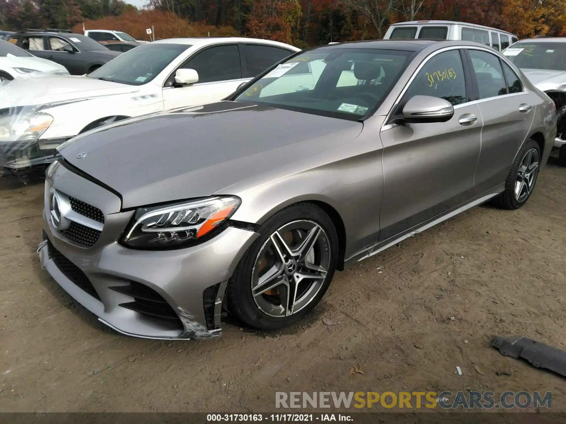 2 Photograph of a damaged car WDDWF8EB2LR539713 MERCEDES-BENZ C-CLASS 2020