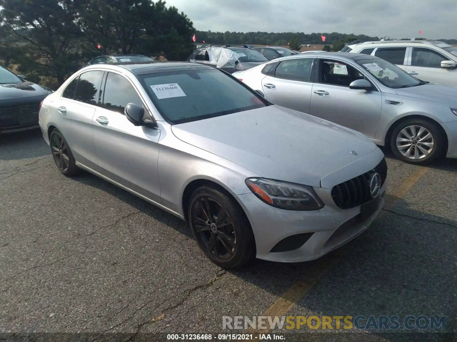 1 Photograph of a damaged car WDDWF8EB2LR542045 MERCEDES-BENZ C-CLASS 2020