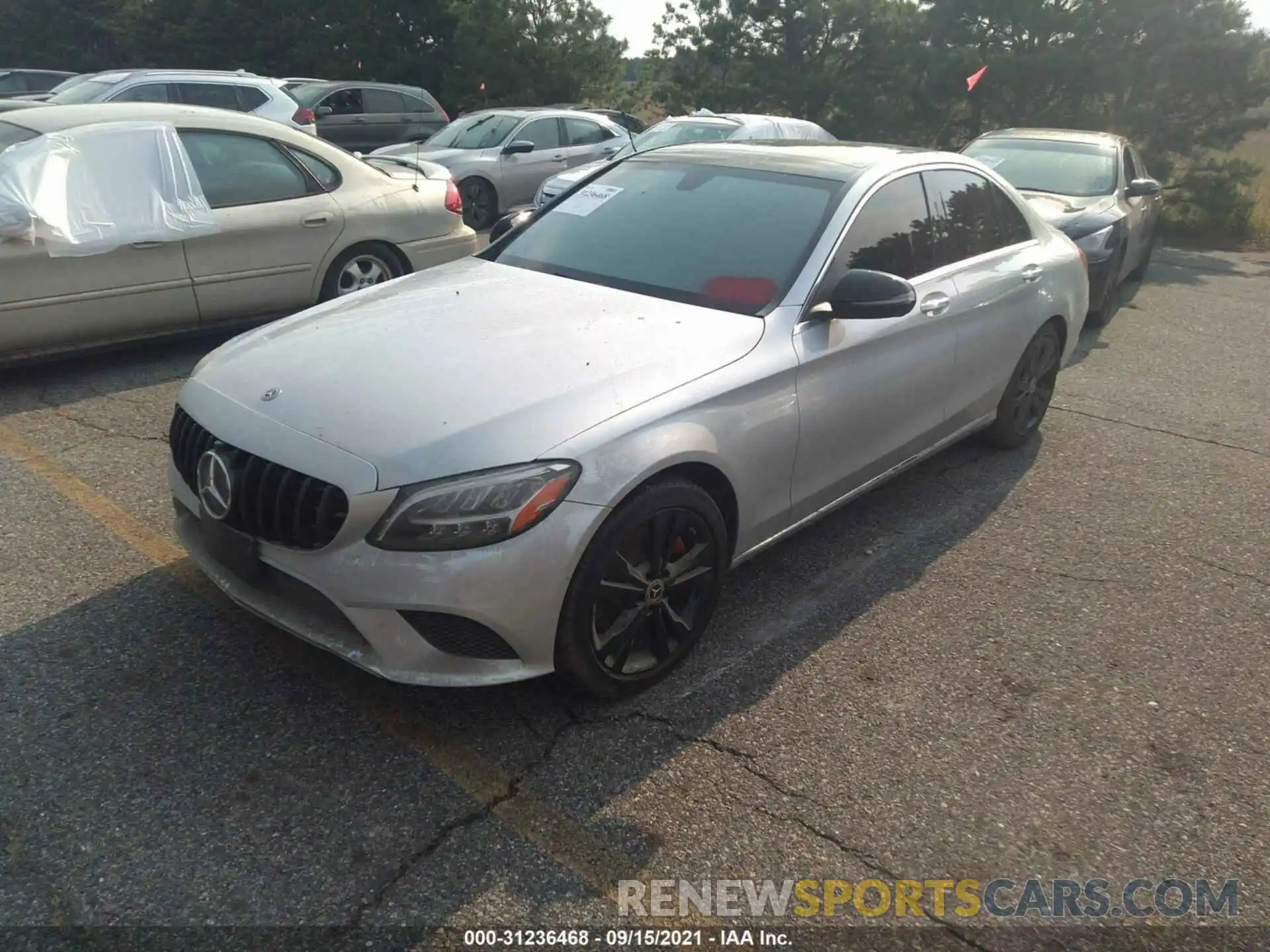 2 Photograph of a damaged car WDDWF8EB2LR542045 MERCEDES-BENZ C-CLASS 2020