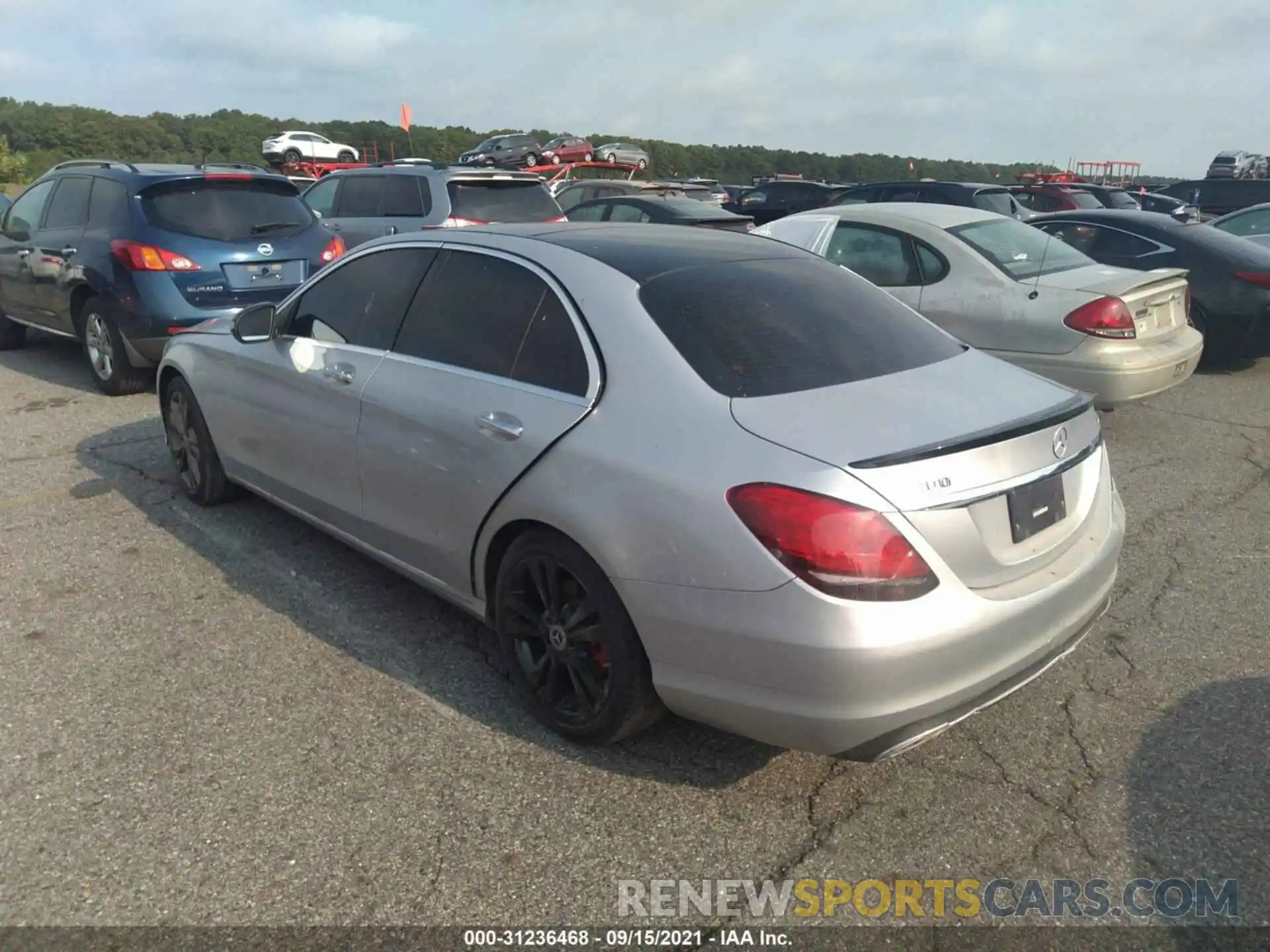 3 Photograph of a damaged car WDDWF8EB2LR542045 MERCEDES-BENZ C-CLASS 2020