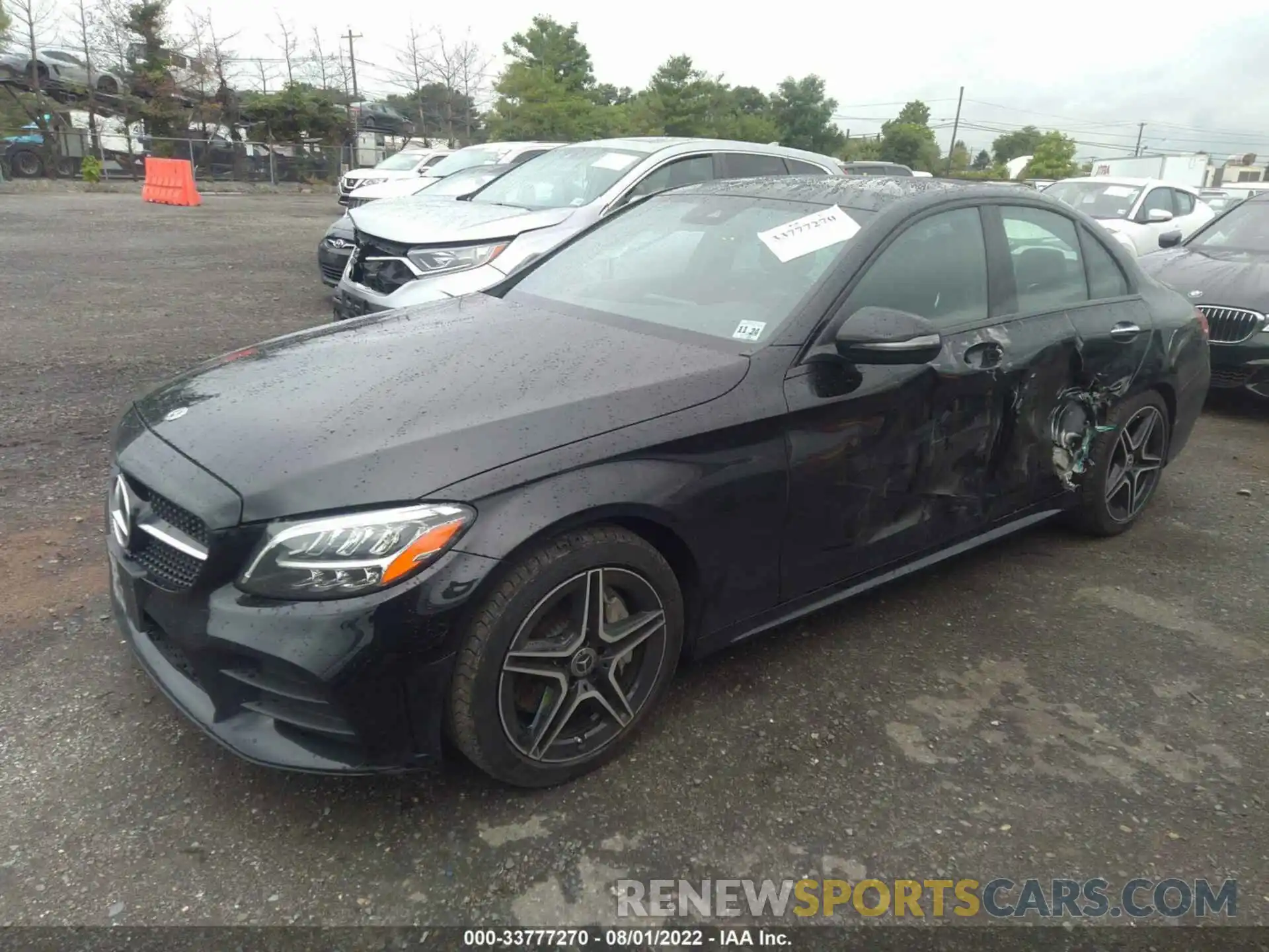 2 Photograph of a damaged car WDDWF8EB2LR550078 MERCEDES-BENZ C-CLASS 2020