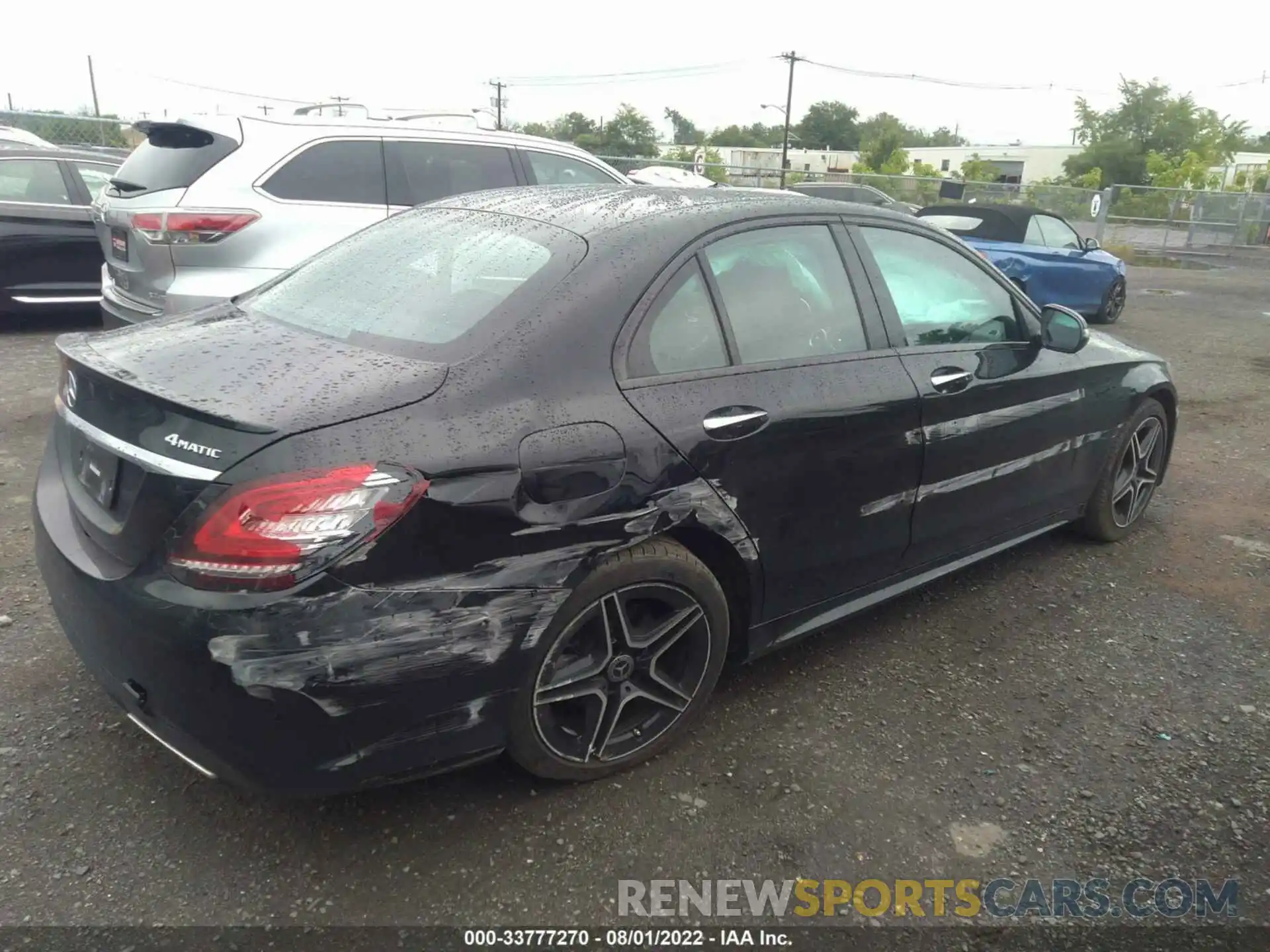 4 Photograph of a damaged car WDDWF8EB2LR550078 MERCEDES-BENZ C-CLASS 2020