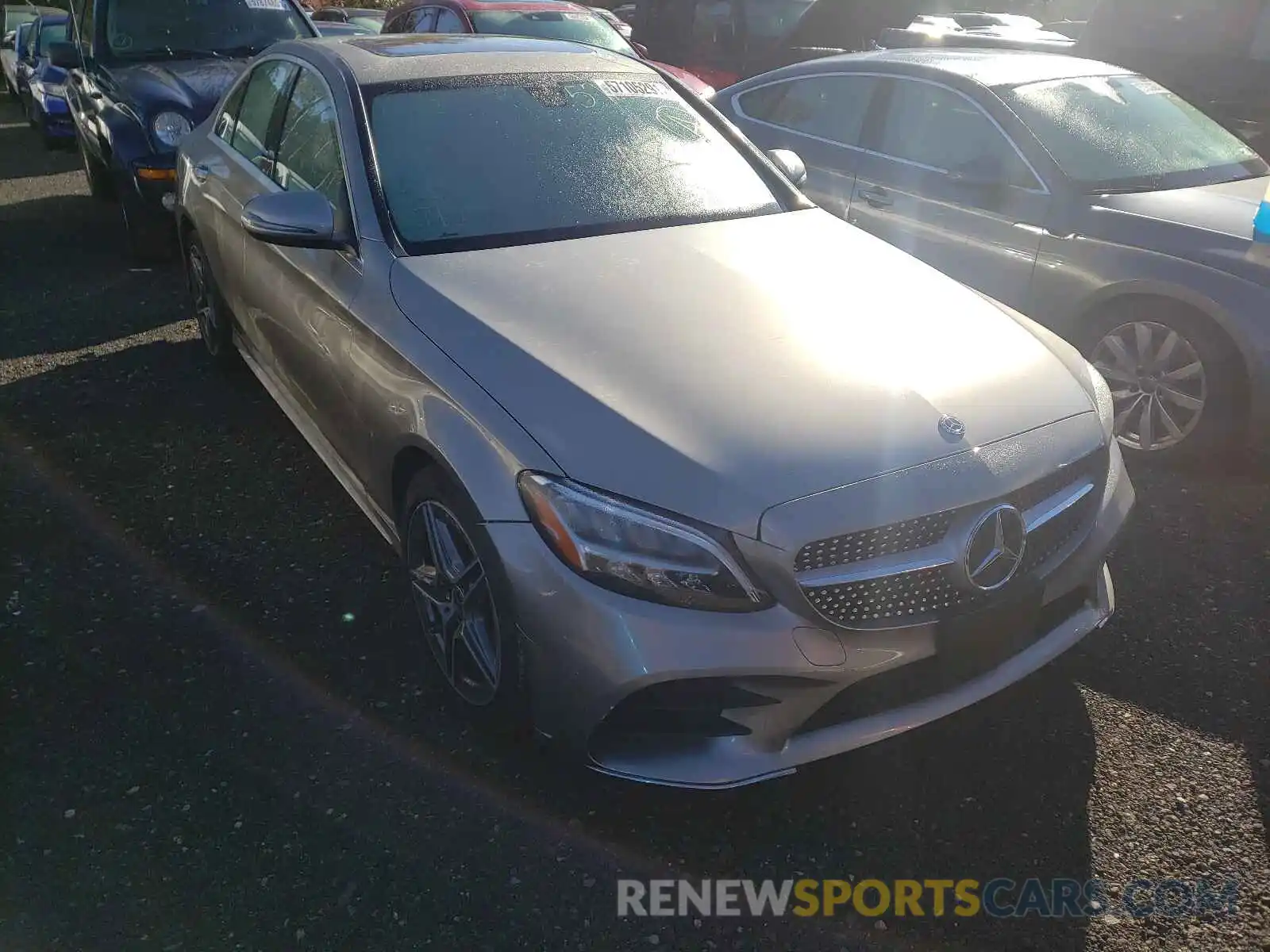 1 Photograph of a damaged car WDDWF8EB3LR525772 MERCEDES-BENZ C-CLASS 2020