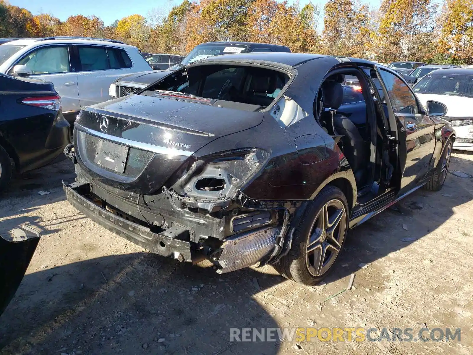 4 Photograph of a damaged car WDDWF8EB3LR546749 MERCEDES-BENZ C-CLASS 2020