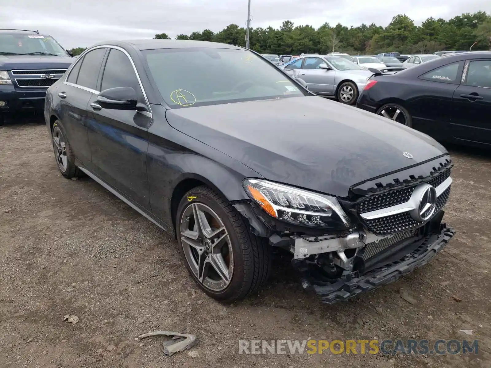 1 Photograph of a damaged car WDDWF8EB3LR549621 MERCEDES-BENZ C-CLASS 2020