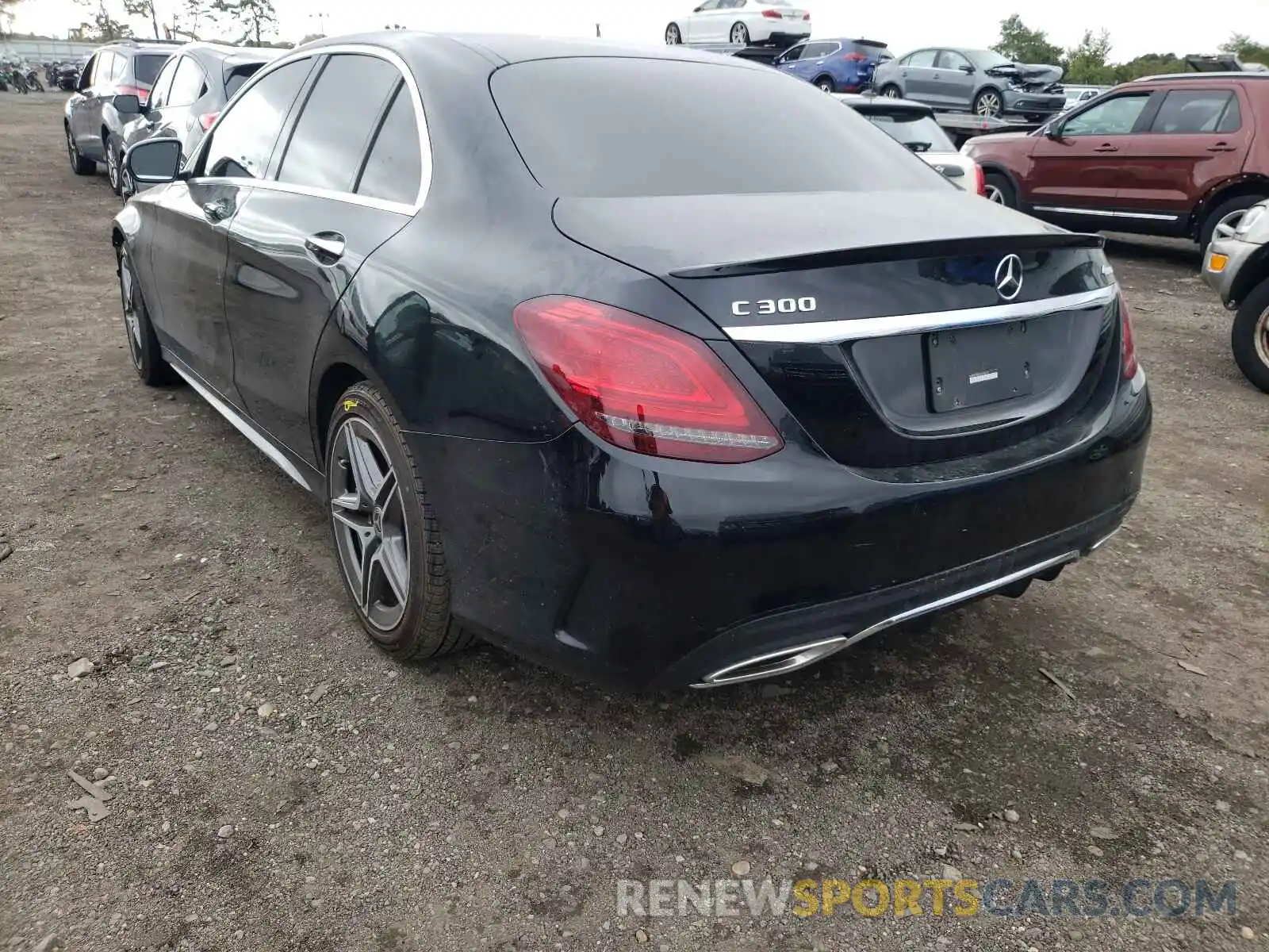 3 Photograph of a damaged car WDDWF8EB3LR549621 MERCEDES-BENZ C-CLASS 2020