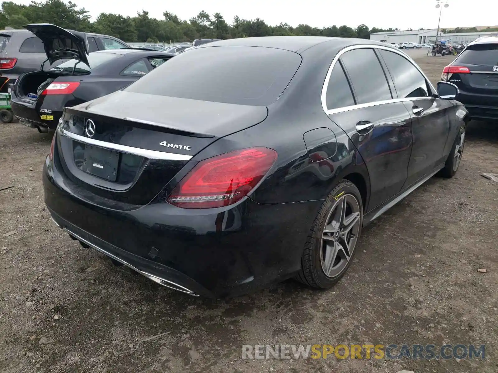 4 Photograph of a damaged car WDDWF8EB3LR549621 MERCEDES-BENZ C-CLASS 2020