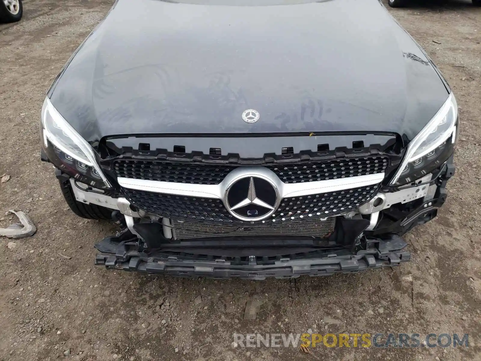 9 Photograph of a damaged car WDDWF8EB3LR549621 MERCEDES-BENZ C-CLASS 2020