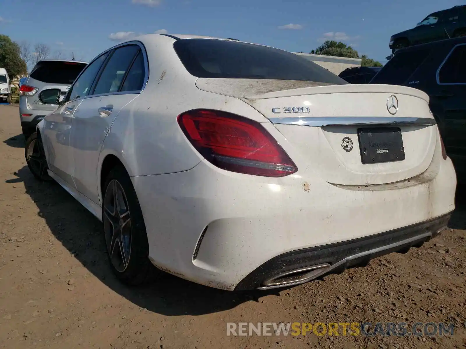 3 Photograph of a damaged car WDDWF8EB3LR549750 MERCEDES-BENZ C-CLASS 2020