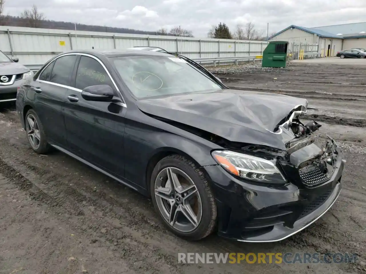 1 Photograph of a damaged car WDDWF8EB3LR549943 MERCEDES-BENZ C-CLASS 2020