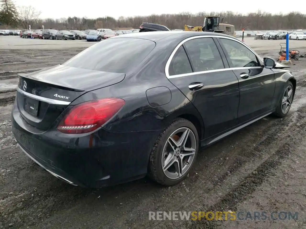 4 Photograph of a damaged car WDDWF8EB3LR549943 MERCEDES-BENZ C-CLASS 2020