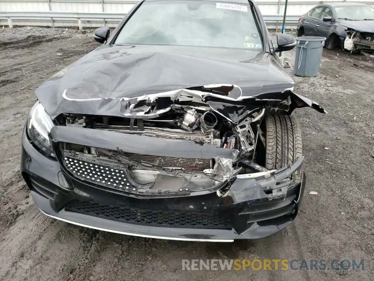 9 Photograph of a damaged car WDDWF8EB3LR549943 MERCEDES-BENZ C-CLASS 2020