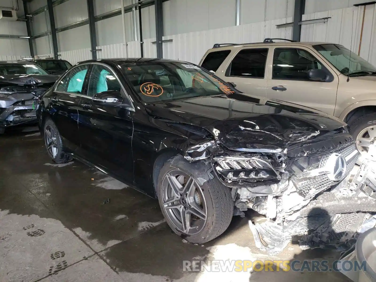 1 Photograph of a damaged car WDDWF8EB3LR556410 MERCEDES-BENZ C-CLASS 2020