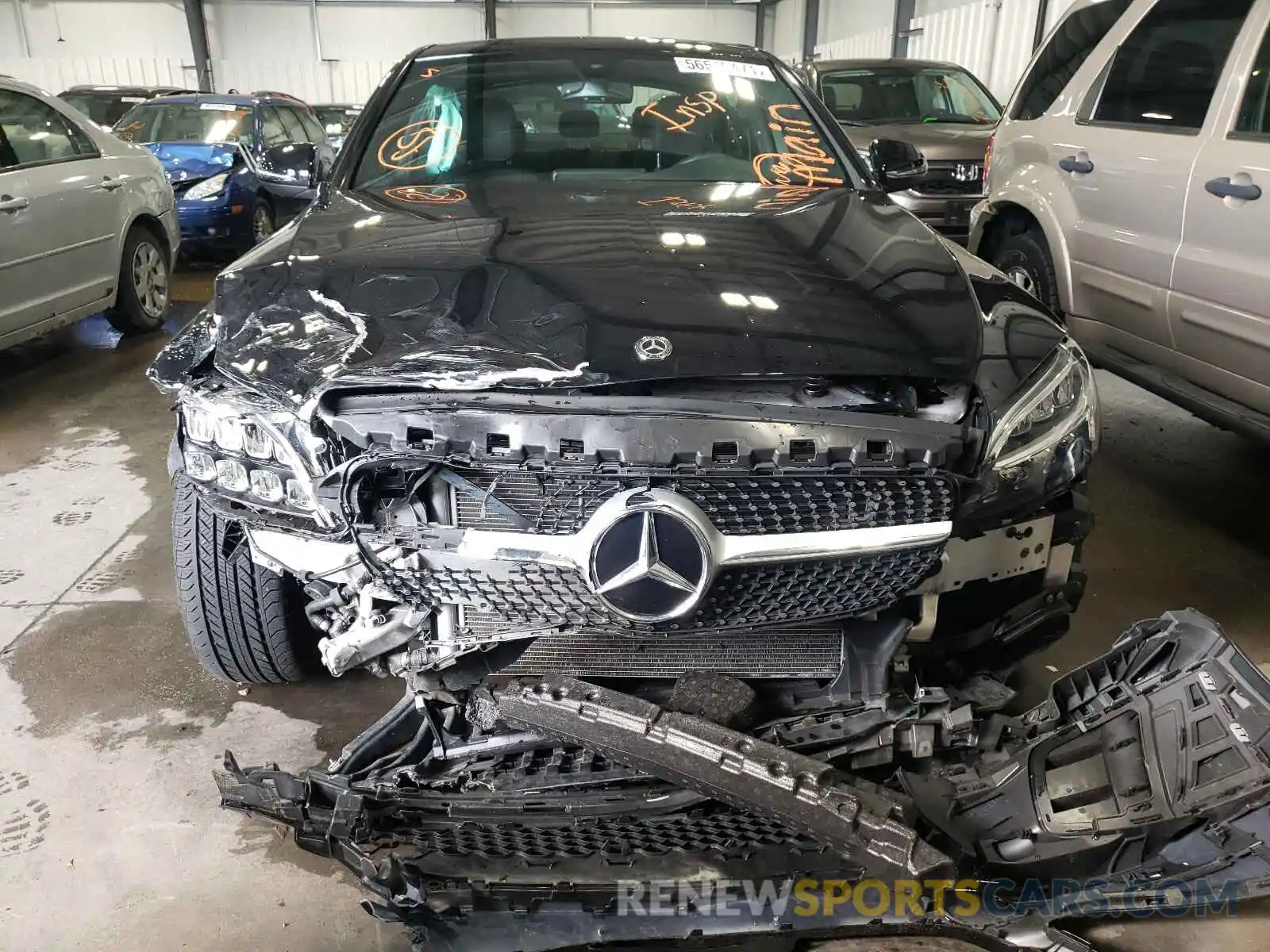 9 Photograph of a damaged car WDDWF8EB3LR556410 MERCEDES-BENZ C-CLASS 2020