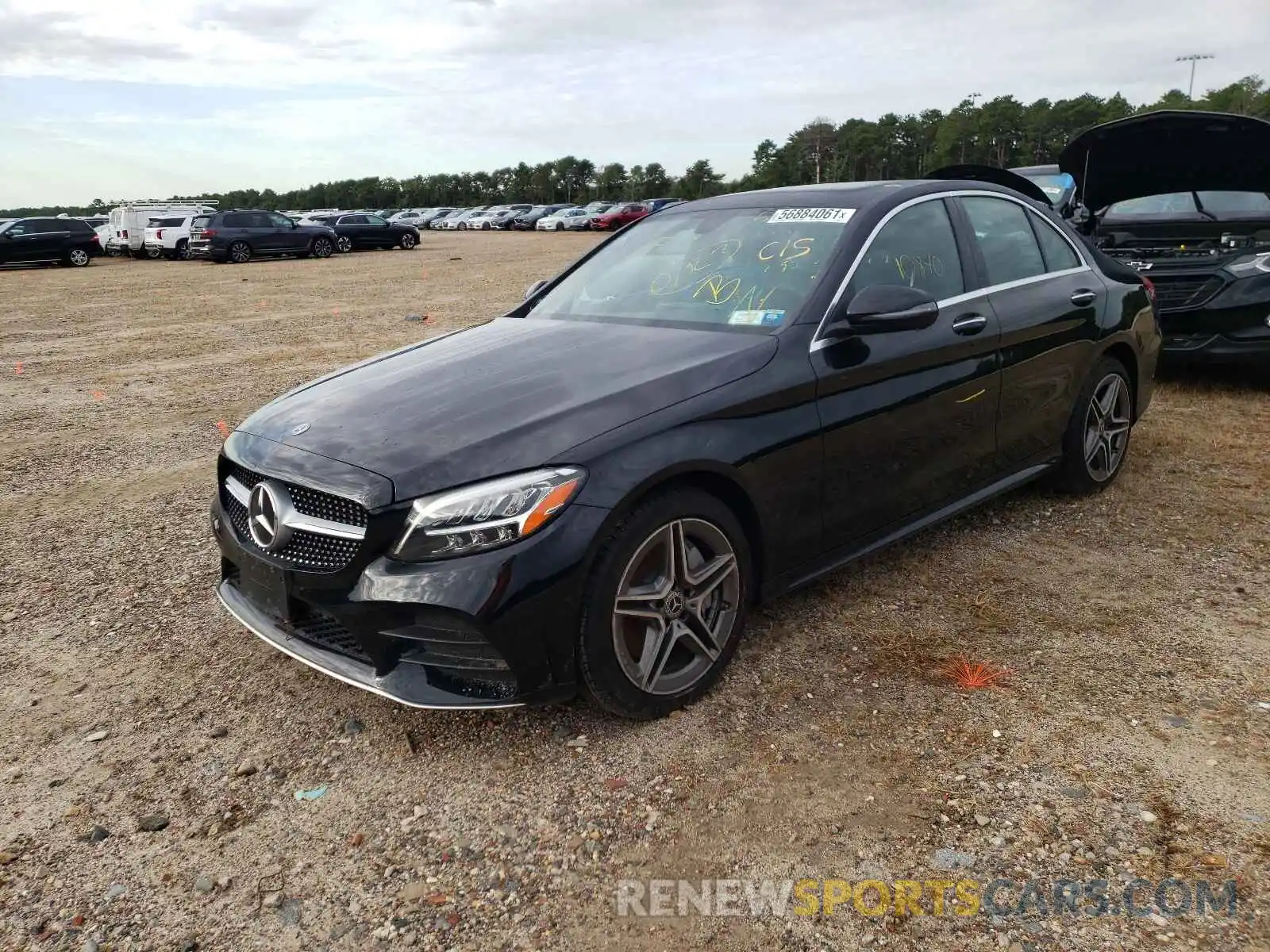 2 Photograph of a damaged car WDDWF8EB3LR562028 MERCEDES-BENZ C-CLASS 2020