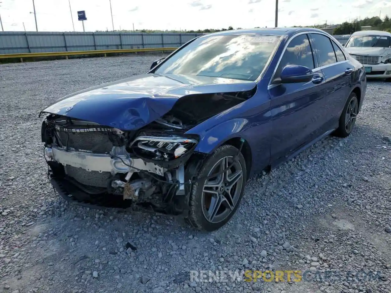 2 Photograph of a damaged car WDDWF8EB3LR564068 MERCEDES-BENZ C-CLASS 2020