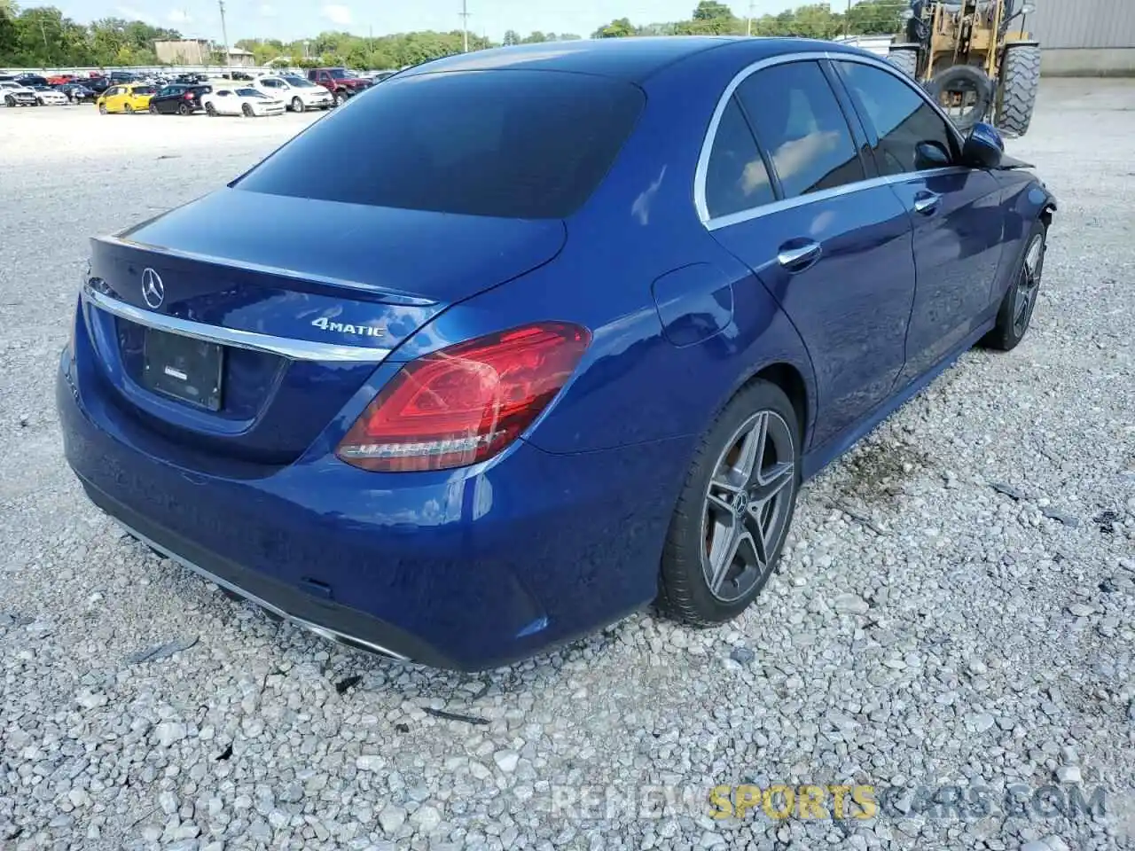 4 Photograph of a damaged car WDDWF8EB3LR564068 MERCEDES-BENZ C-CLASS 2020