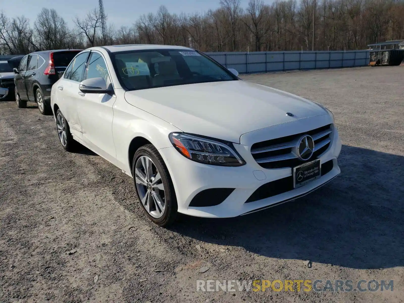 1 Photograph of a damaged car WDDWF8EB4LR540135 MERCEDES-BENZ C CLASS 2020