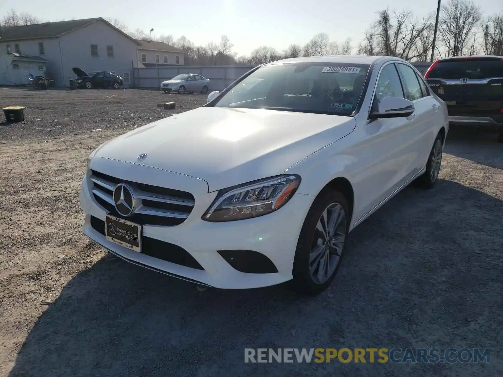 2 Photograph of a damaged car WDDWF8EB4LR540135 MERCEDES-BENZ C CLASS 2020