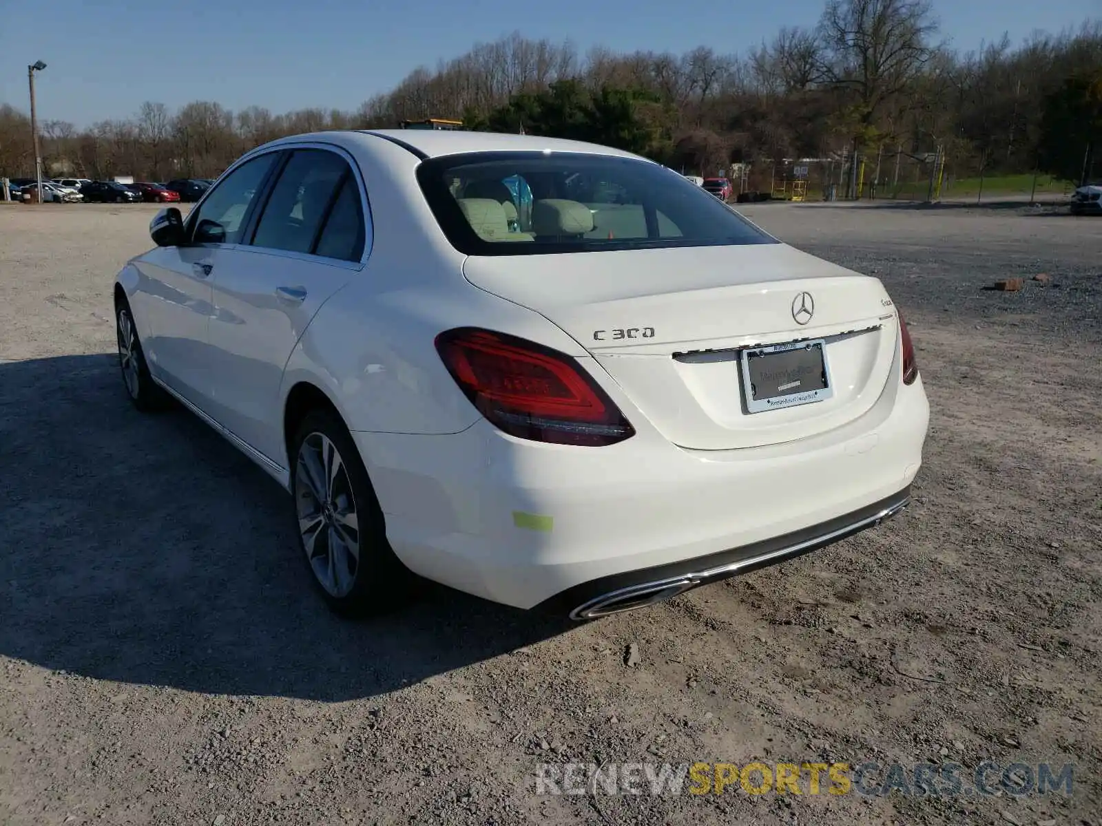 3 Photograph of a damaged car WDDWF8EB4LR540135 MERCEDES-BENZ C CLASS 2020