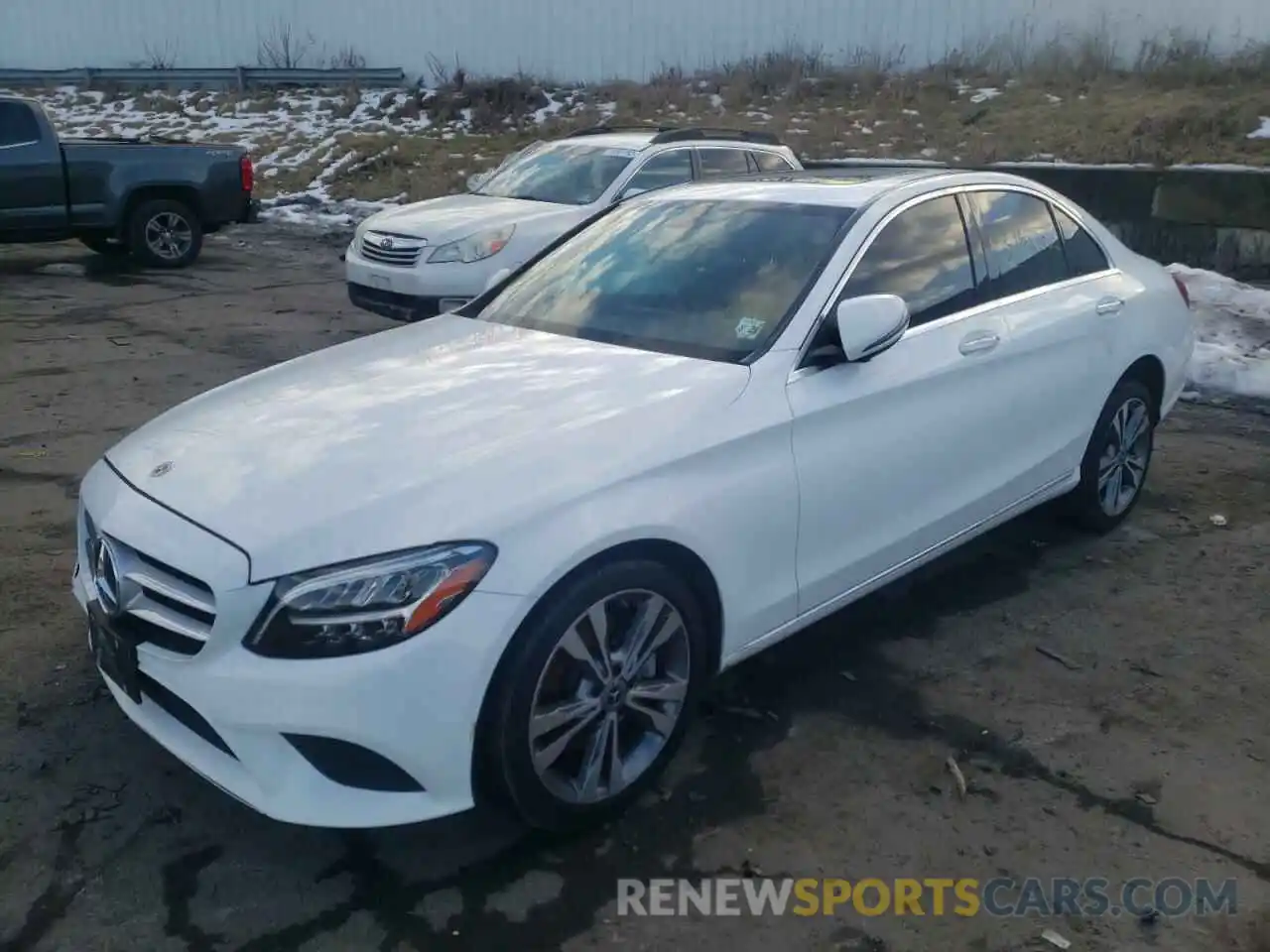 2 Photograph of a damaged car WDDWF8EB4LR541415 MERCEDES-BENZ C-CLASS 2020