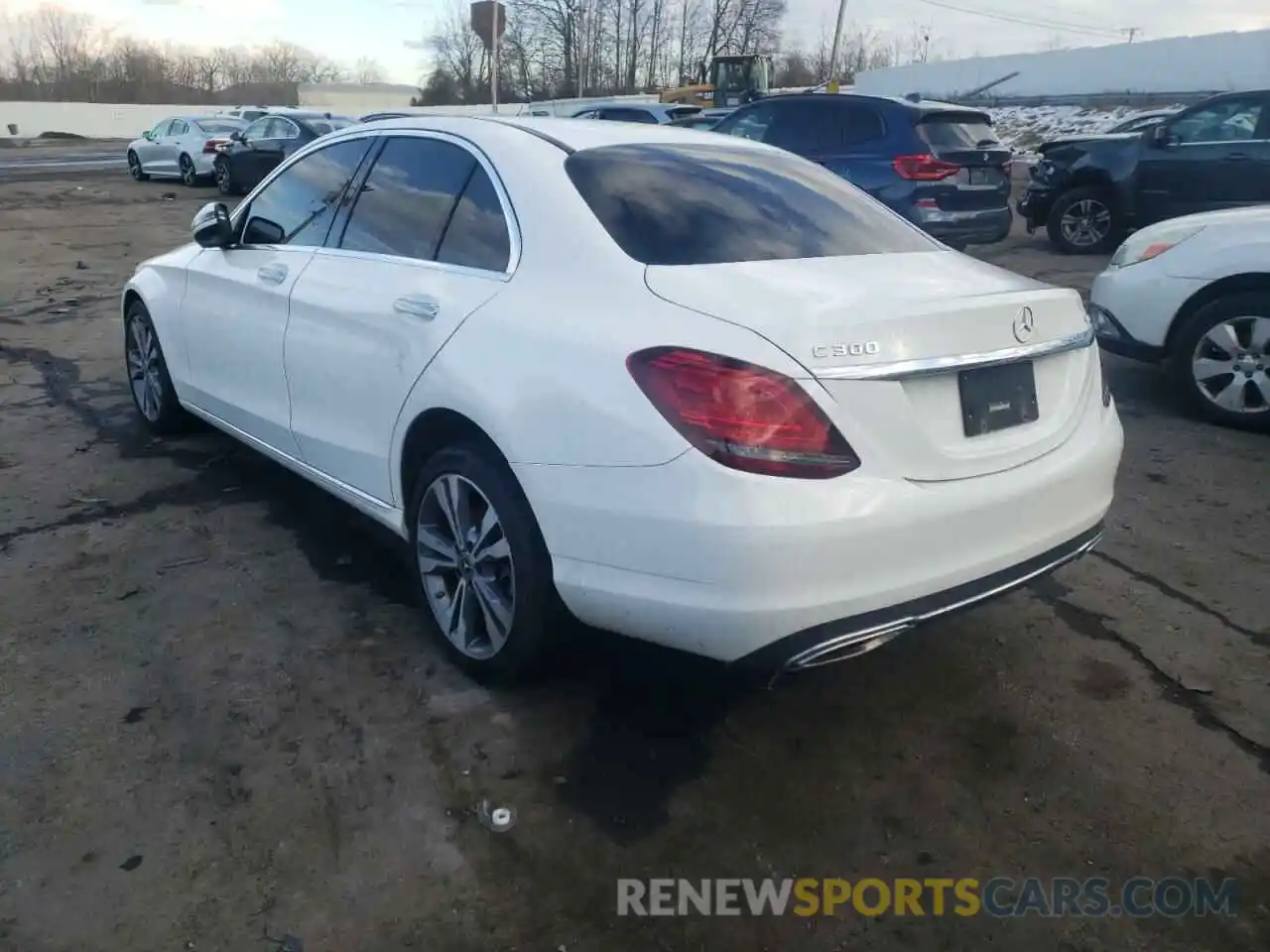 3 Photograph of a damaged car WDDWF8EB4LR541415 MERCEDES-BENZ C-CLASS 2020