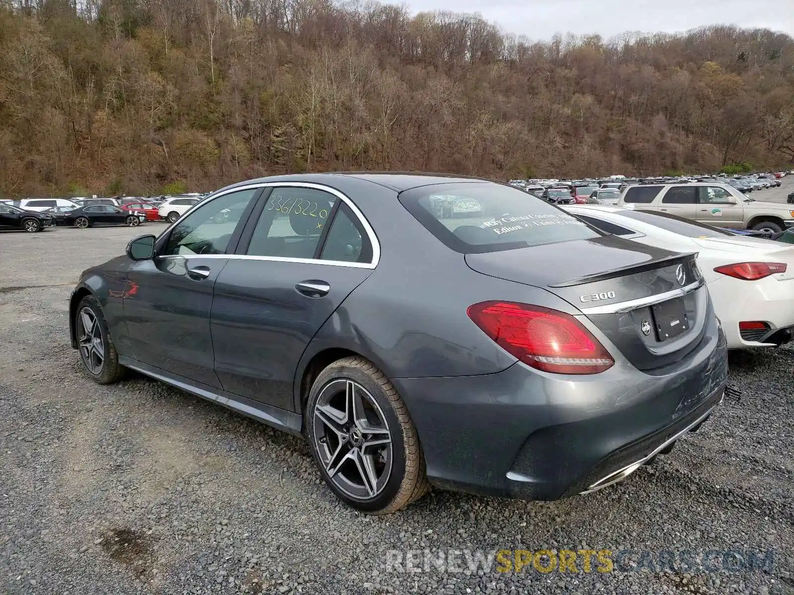 3 Photograph of a damaged car WDDWF8EB4LR547277 MERCEDES-BENZ C CLASS 2020