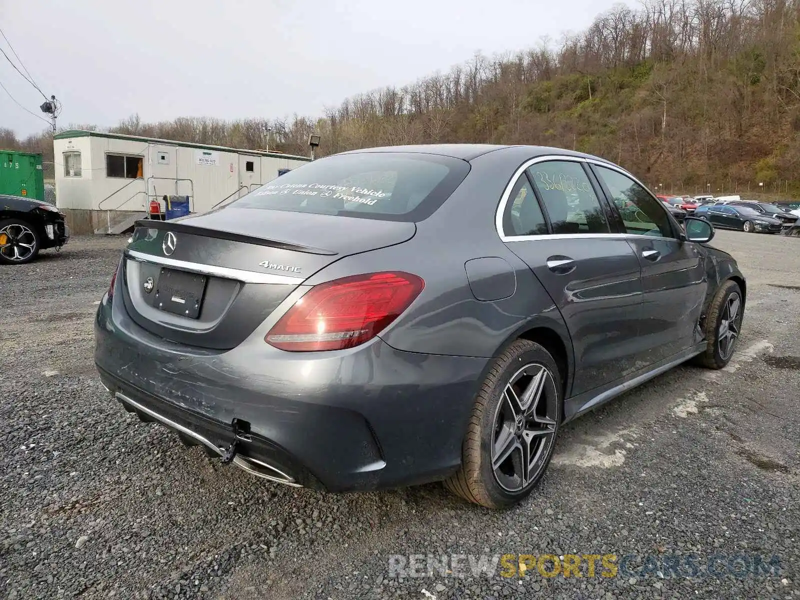 4 Photograph of a damaged car WDDWF8EB4LR547277 MERCEDES-BENZ C CLASS 2020