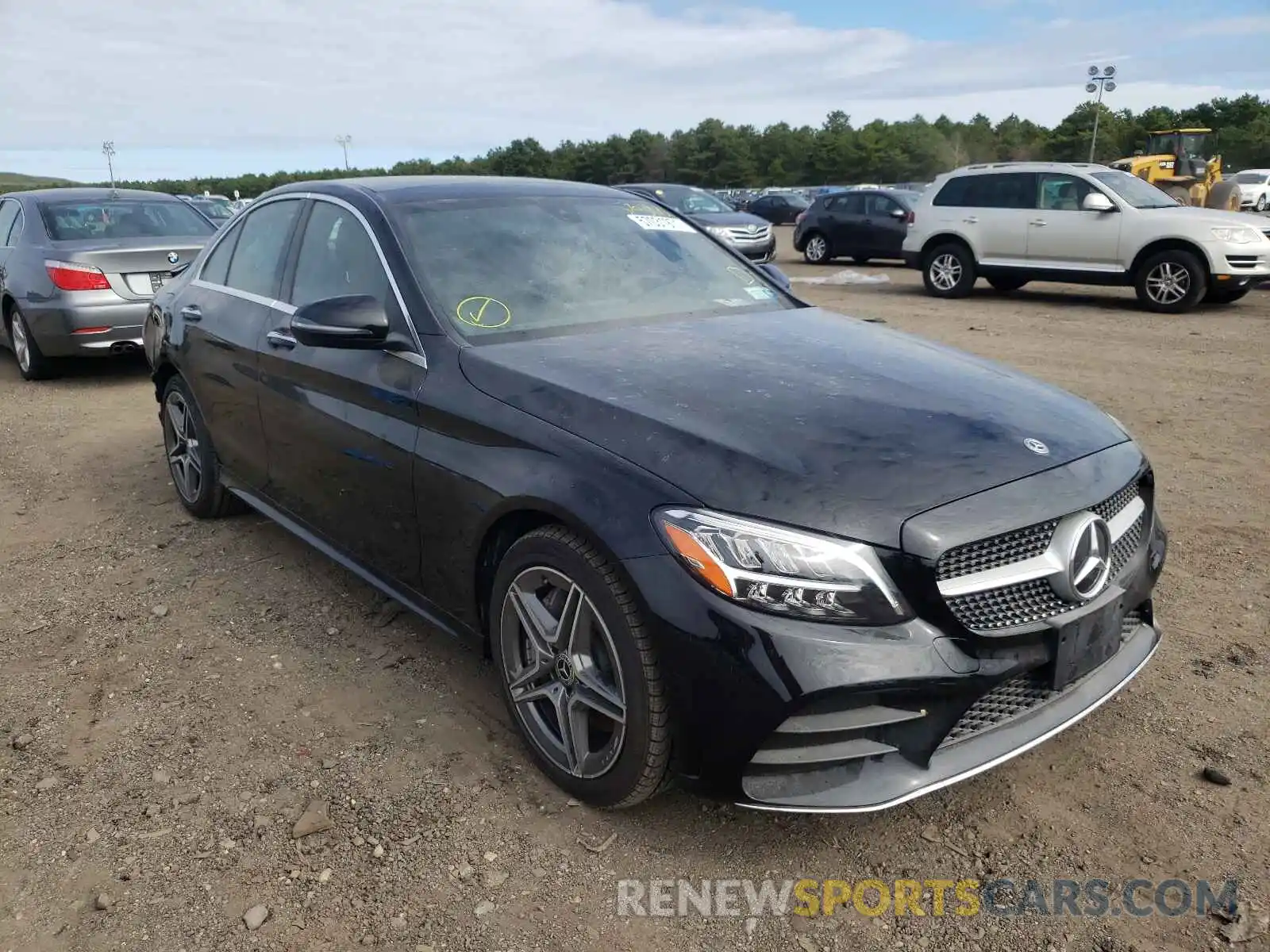 1 Photograph of a damaged car WDDWF8EB4LR550826 MERCEDES-BENZ C-CLASS 2020