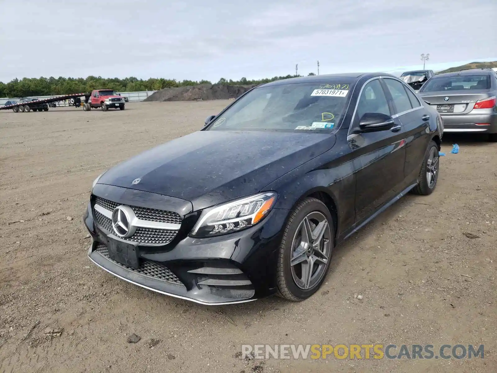 2 Photograph of a damaged car WDDWF8EB4LR550826 MERCEDES-BENZ C-CLASS 2020